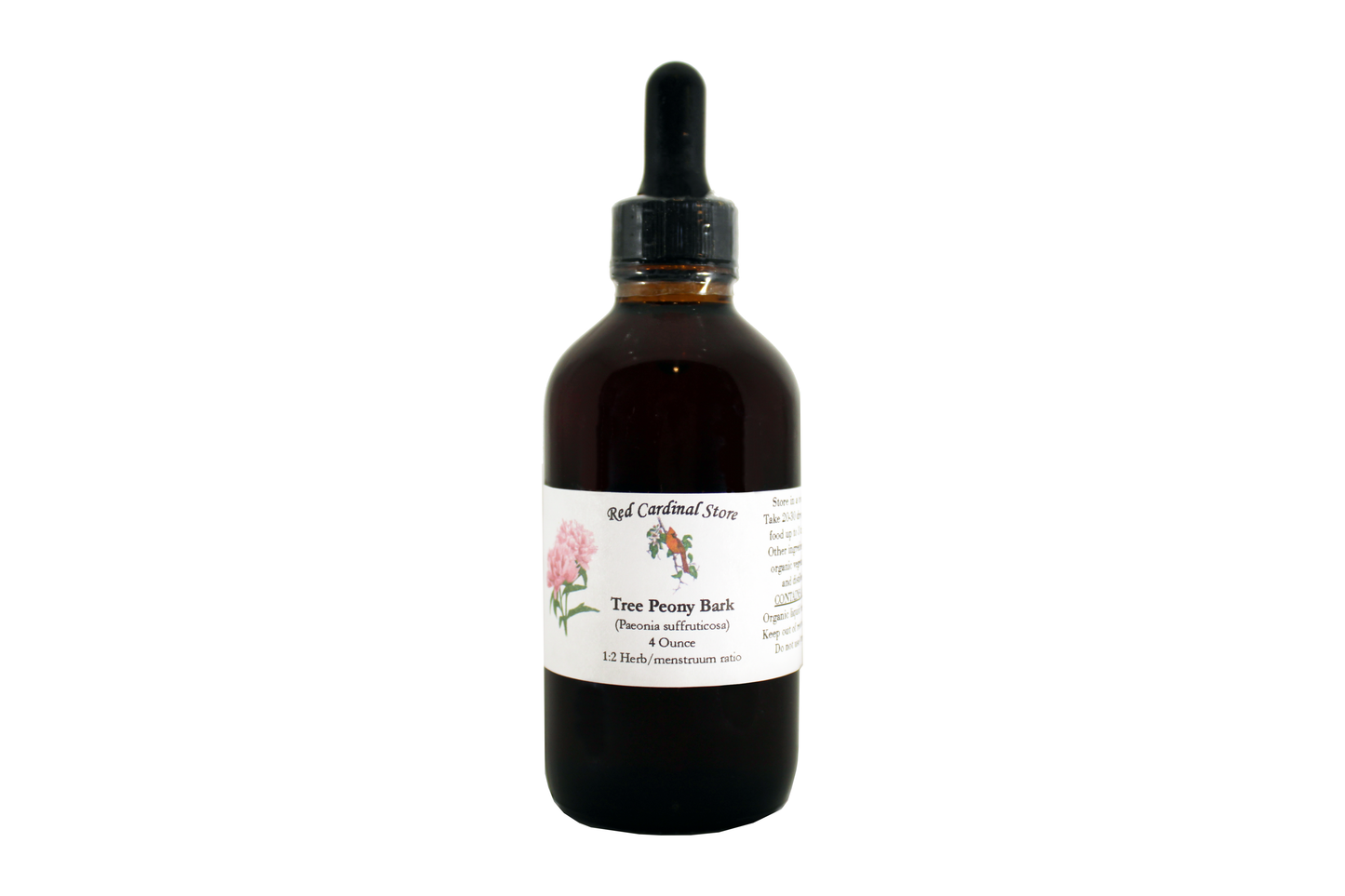 Tree Peony Bark (Mu Dan Pi) Tincture Extract Double Extraction