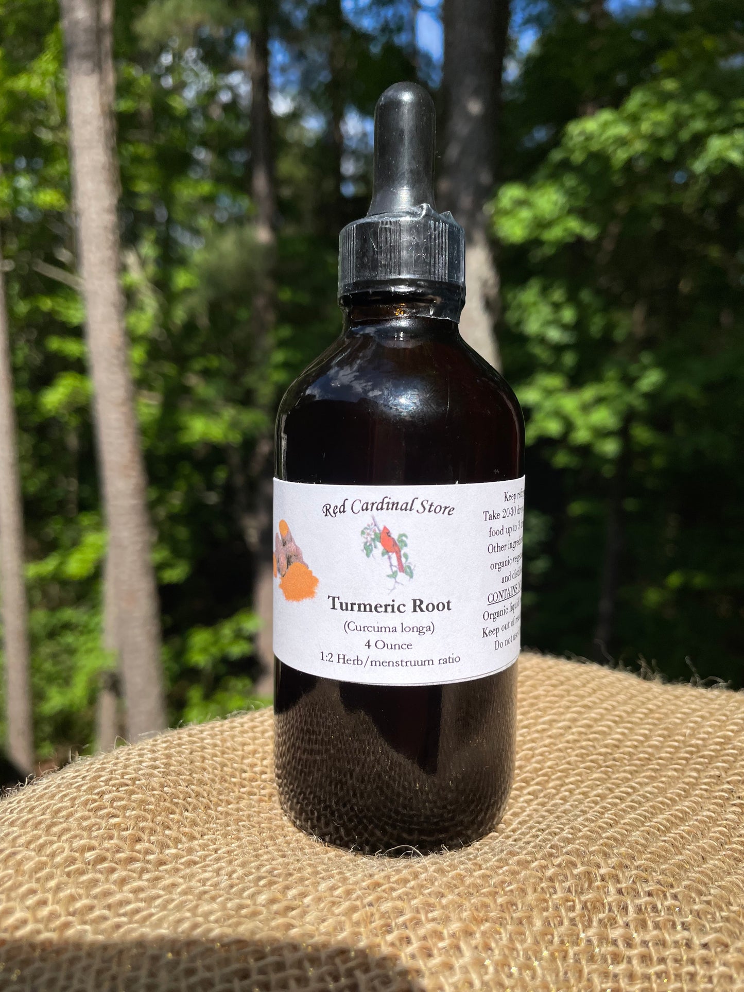 Turmeric Tincture Herb Extract Double Extraction