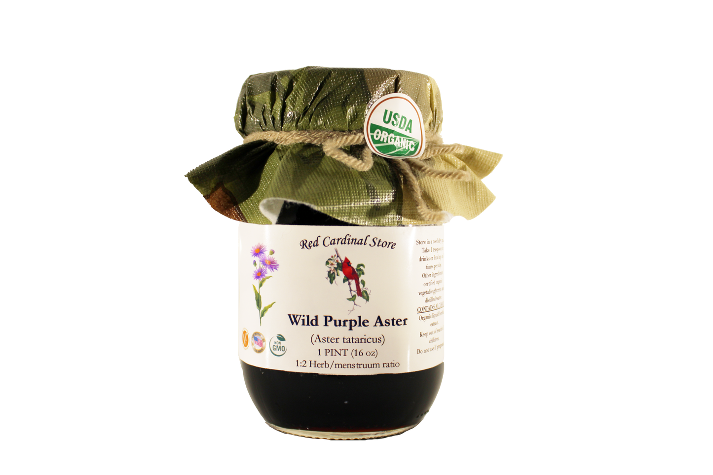 Wild Purple Aster Tincture Herb Extract Double Extraction