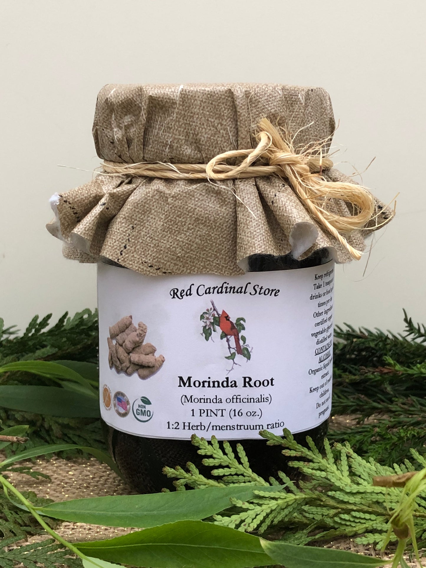 Morinda Root (Indian Mulberry, Ba Ji Tian) Tincture Herb Extract Double Extraction