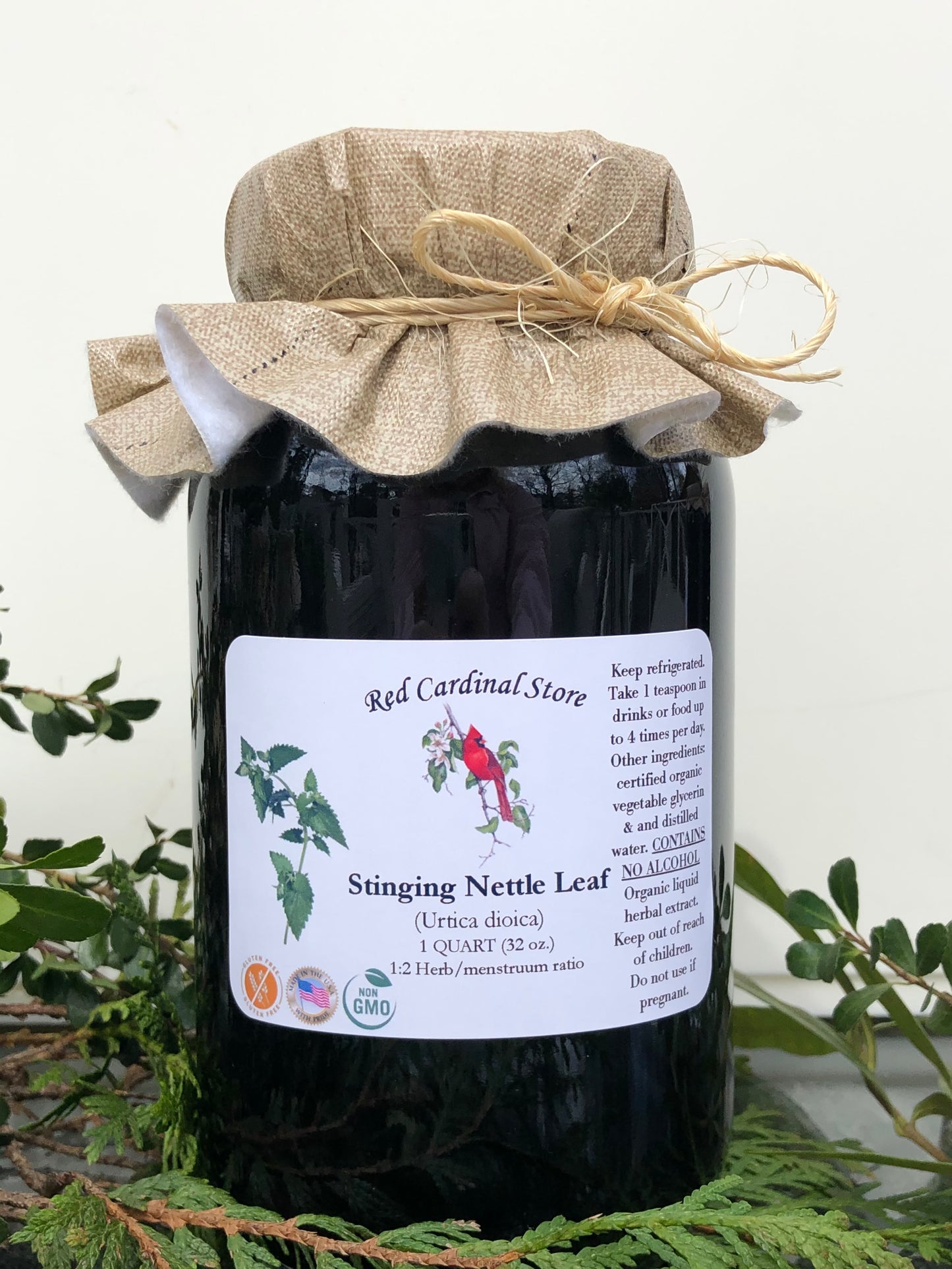 Stinging Nettle Leaf Tincture Herb Extract Double Extraction