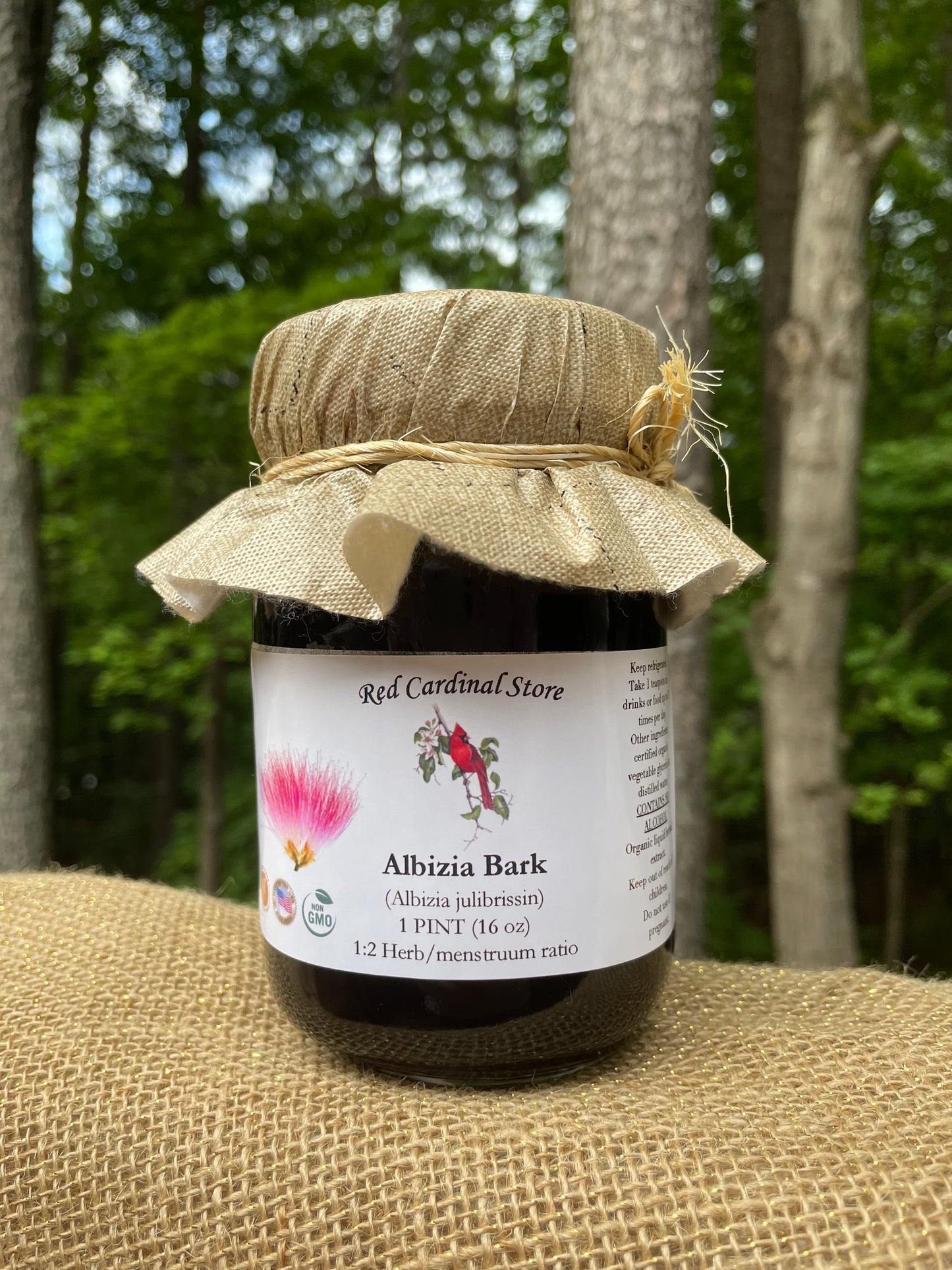 Albizia Bark (Silk Tree, Mimosa) Tincture Herb Extract Double Extraction