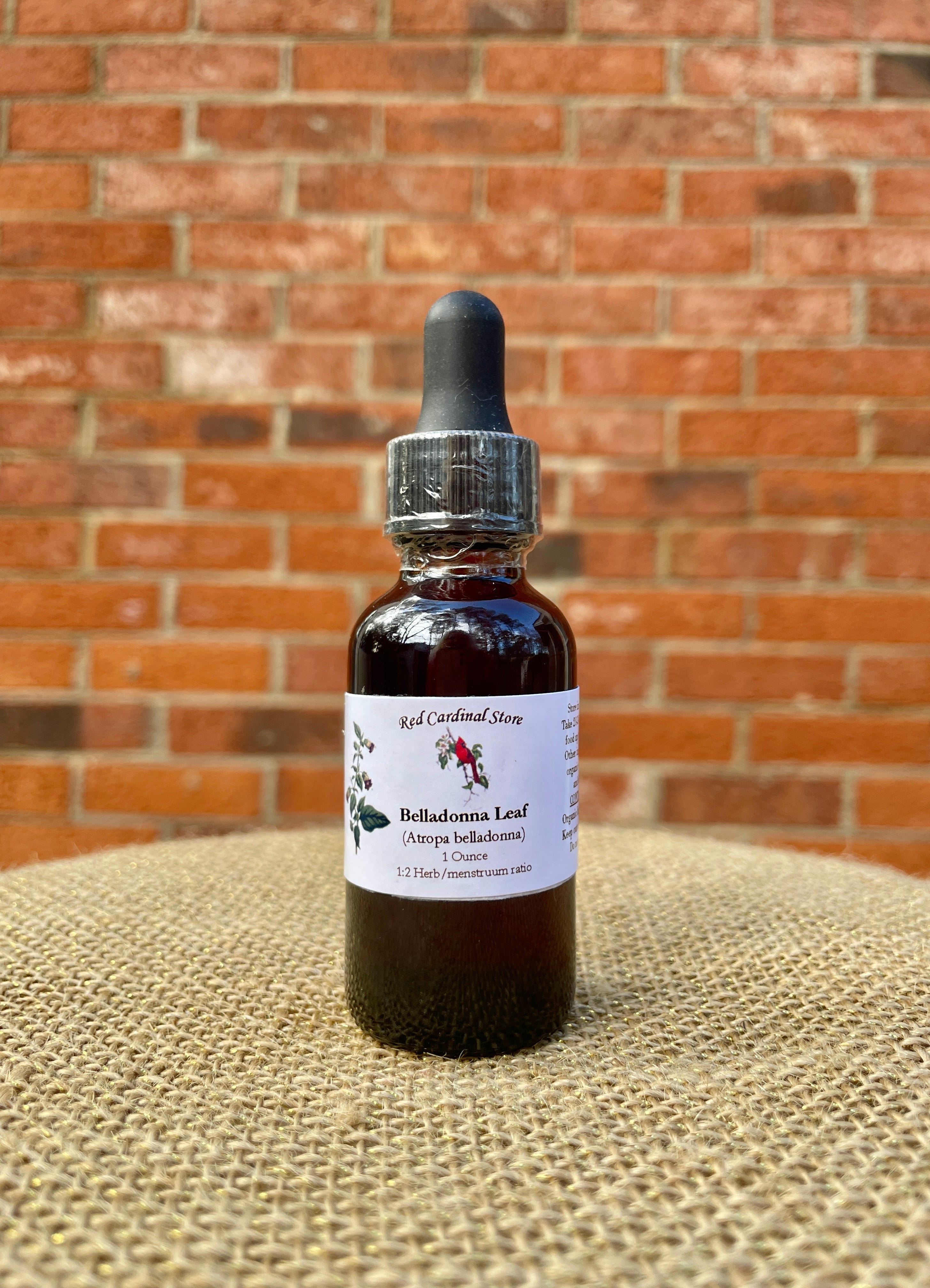 Belladonna Leaf Tincture Herb Extract Double Extraction – Red Cardinal ...