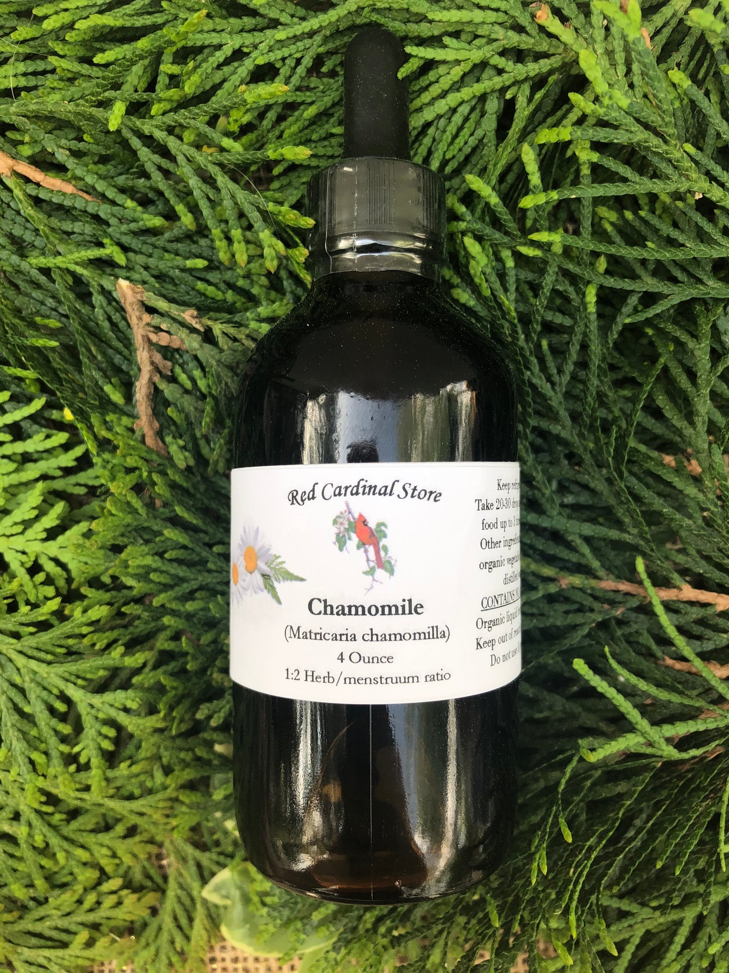 Chamomile Tincture Herb Extract Double Extraction