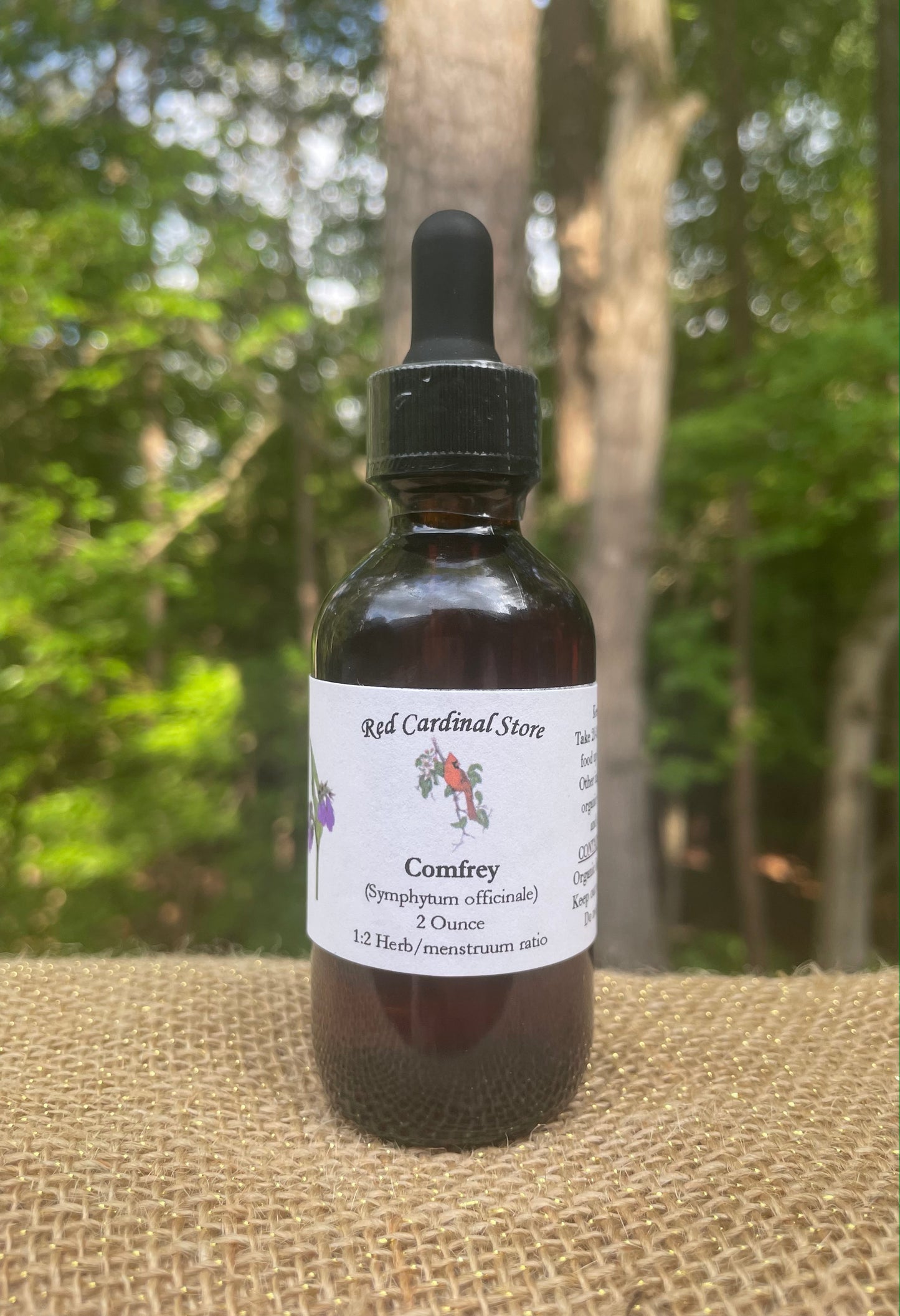 Comfrey Tincture Herb Extract Double Extraction