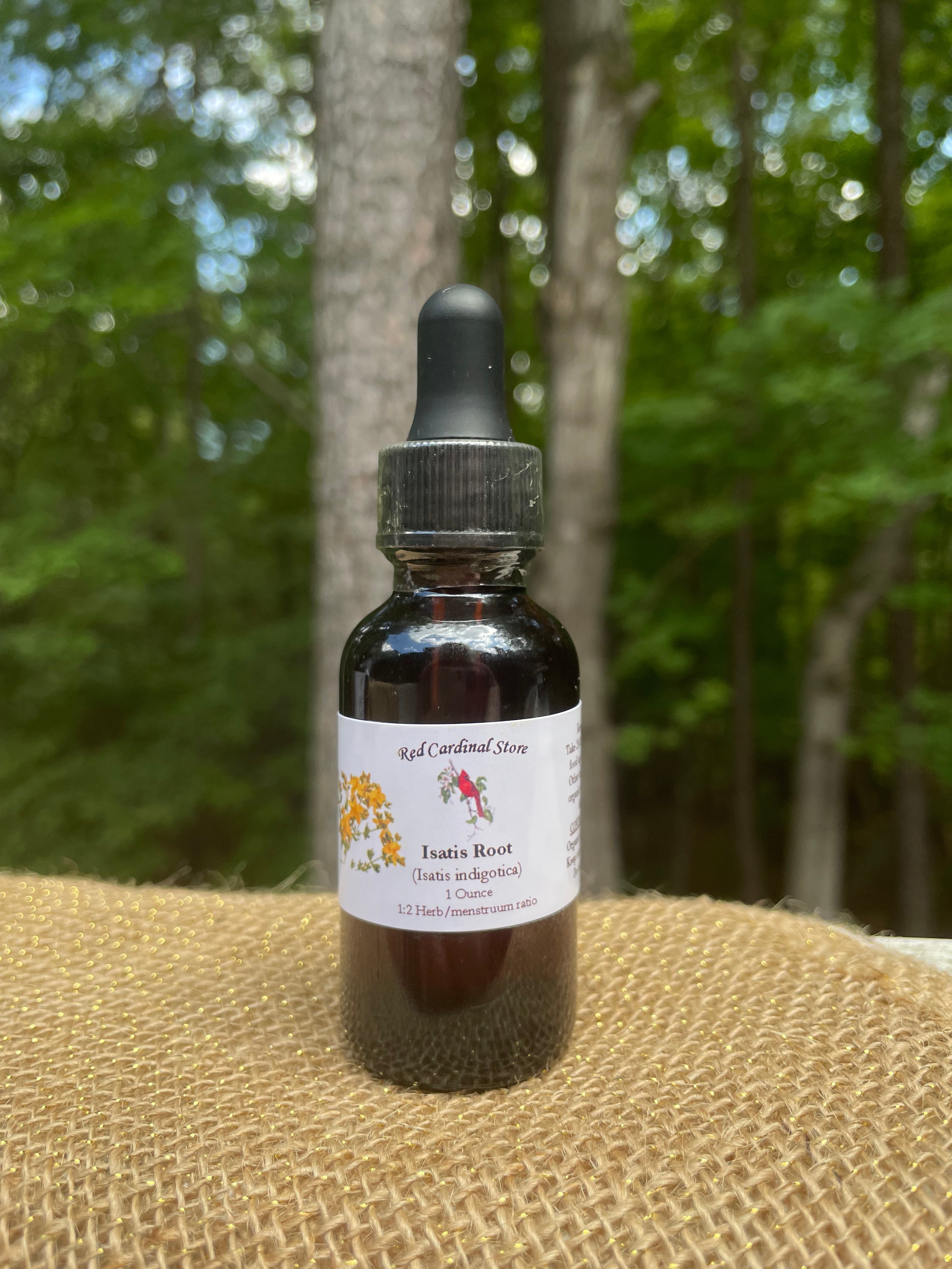 Isatis Root Tincture Herb Extract Double Extraction – Red Cardinal Store