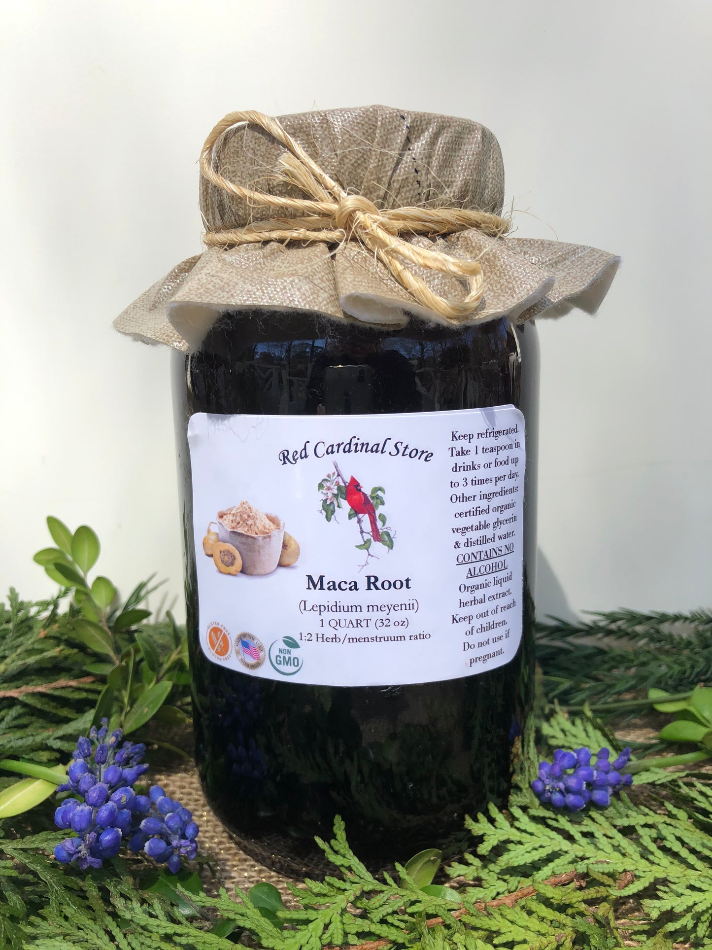 Maca Root Tincture Herb Extract Double Extraction