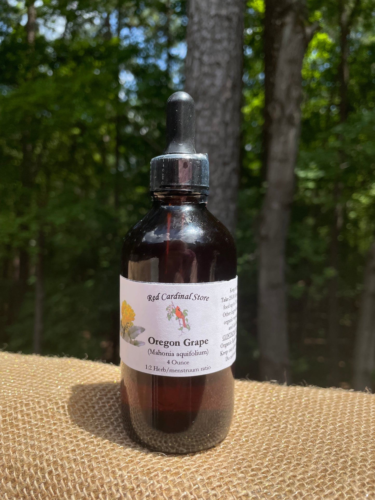 Oregon Grape Root Tincture Herb Extract Double Extraction