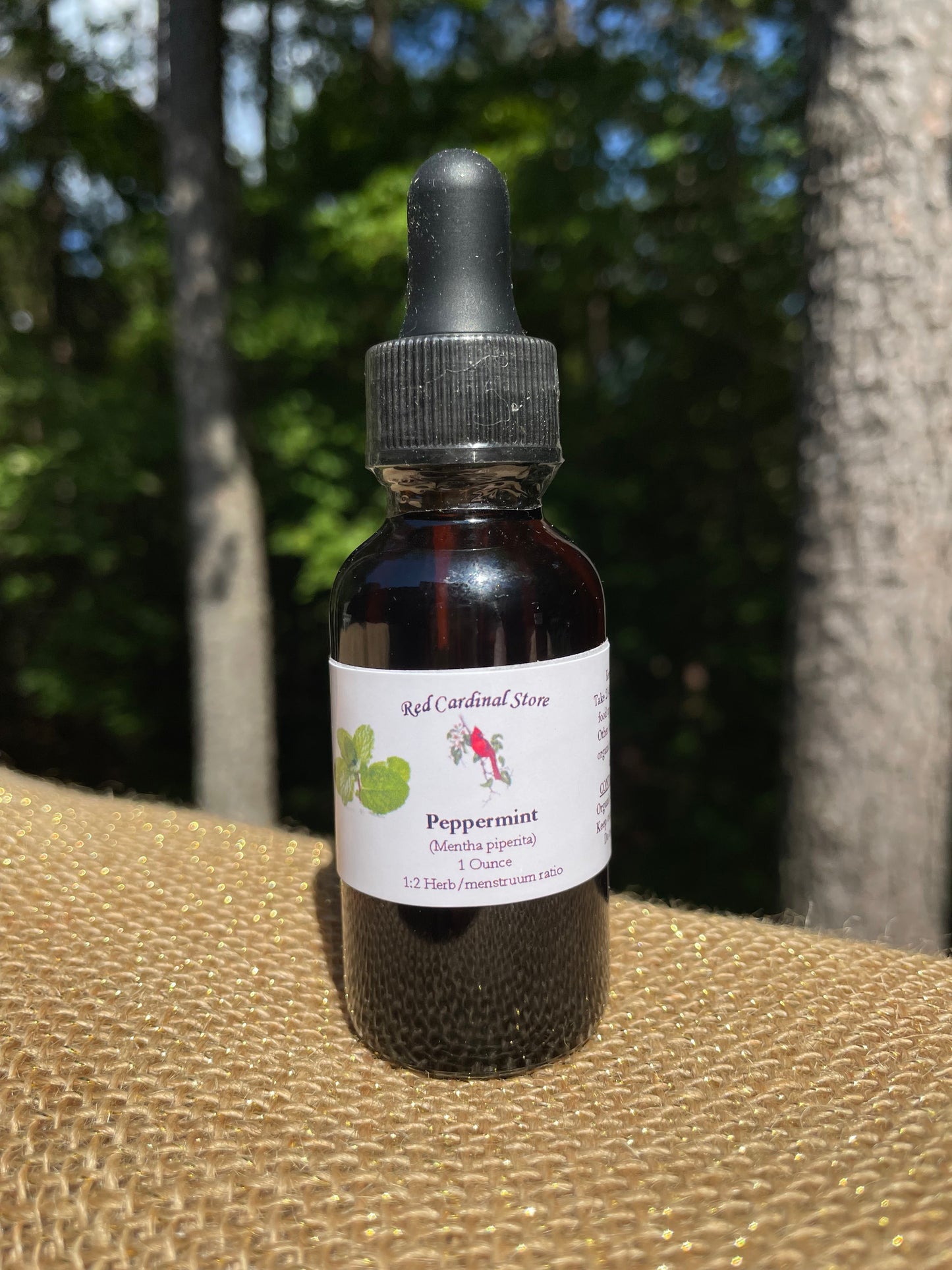 Peppermint Tincture Herb Extract Double Extraction