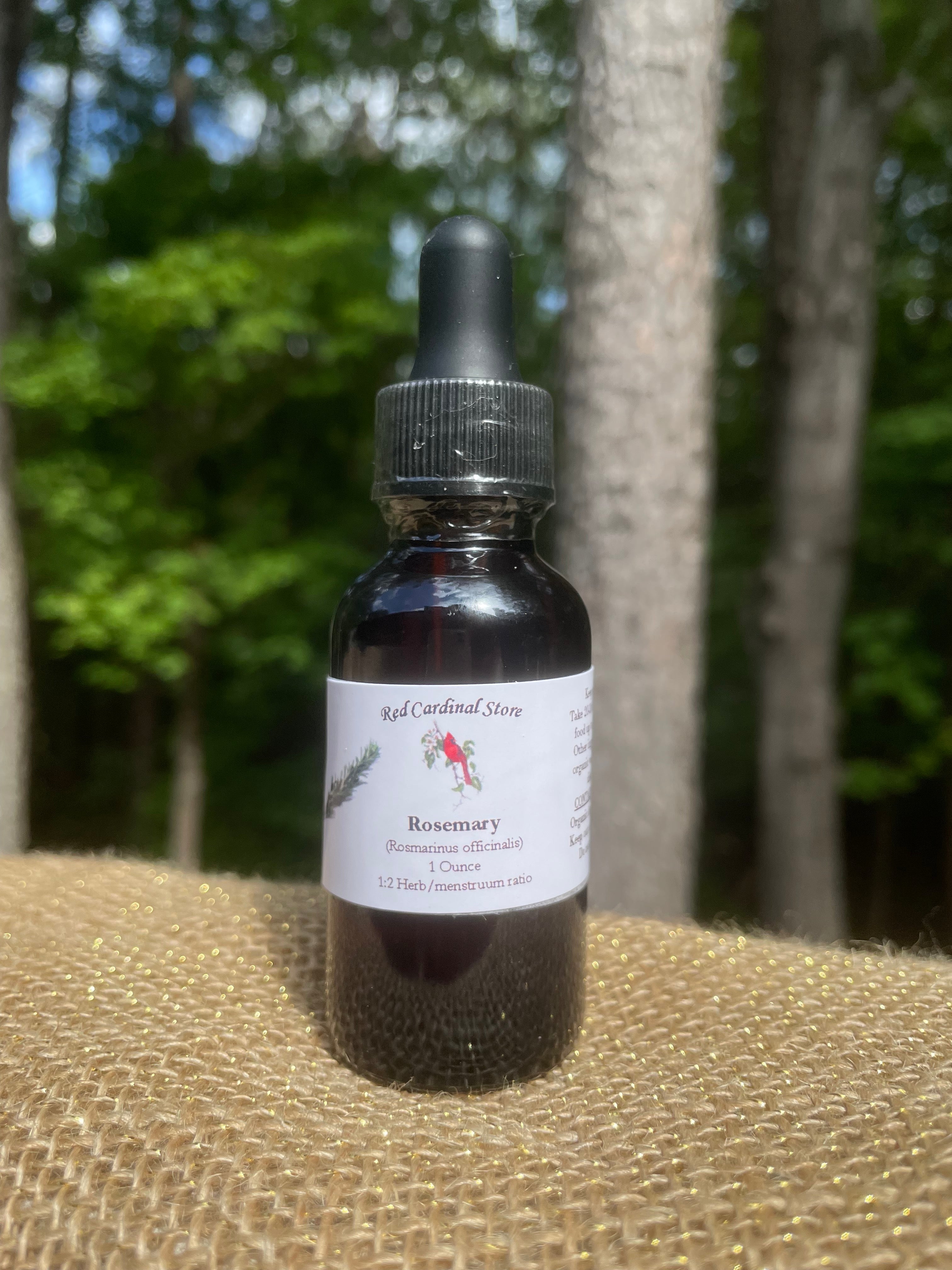 Rosemary Tincture Herb Extract Double Extraction – Red Cardinal Store