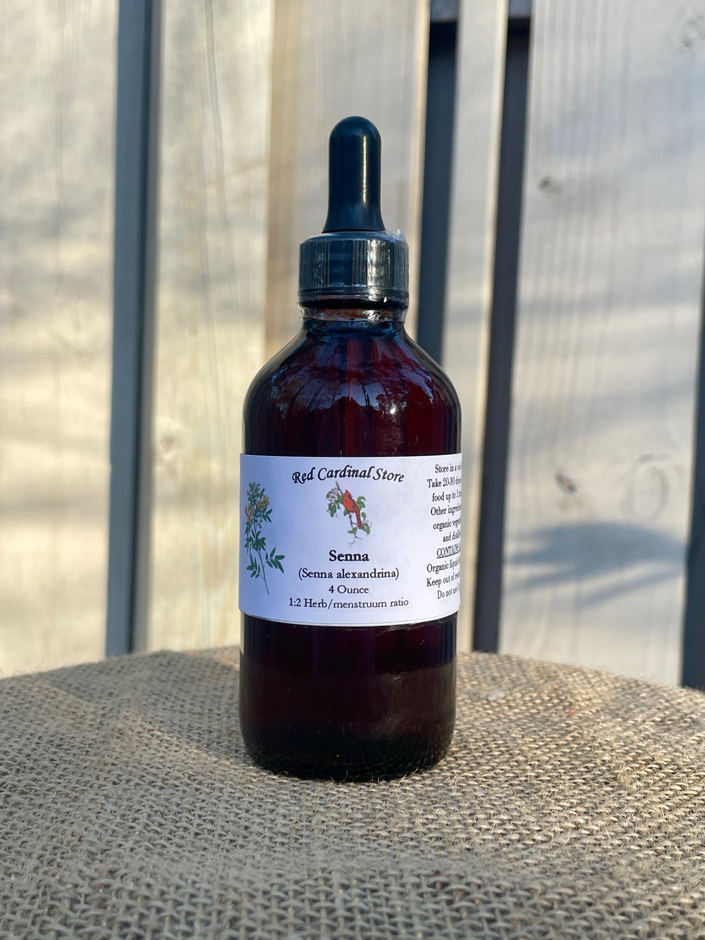 Senna Tincture Herb Extract Double Extraction