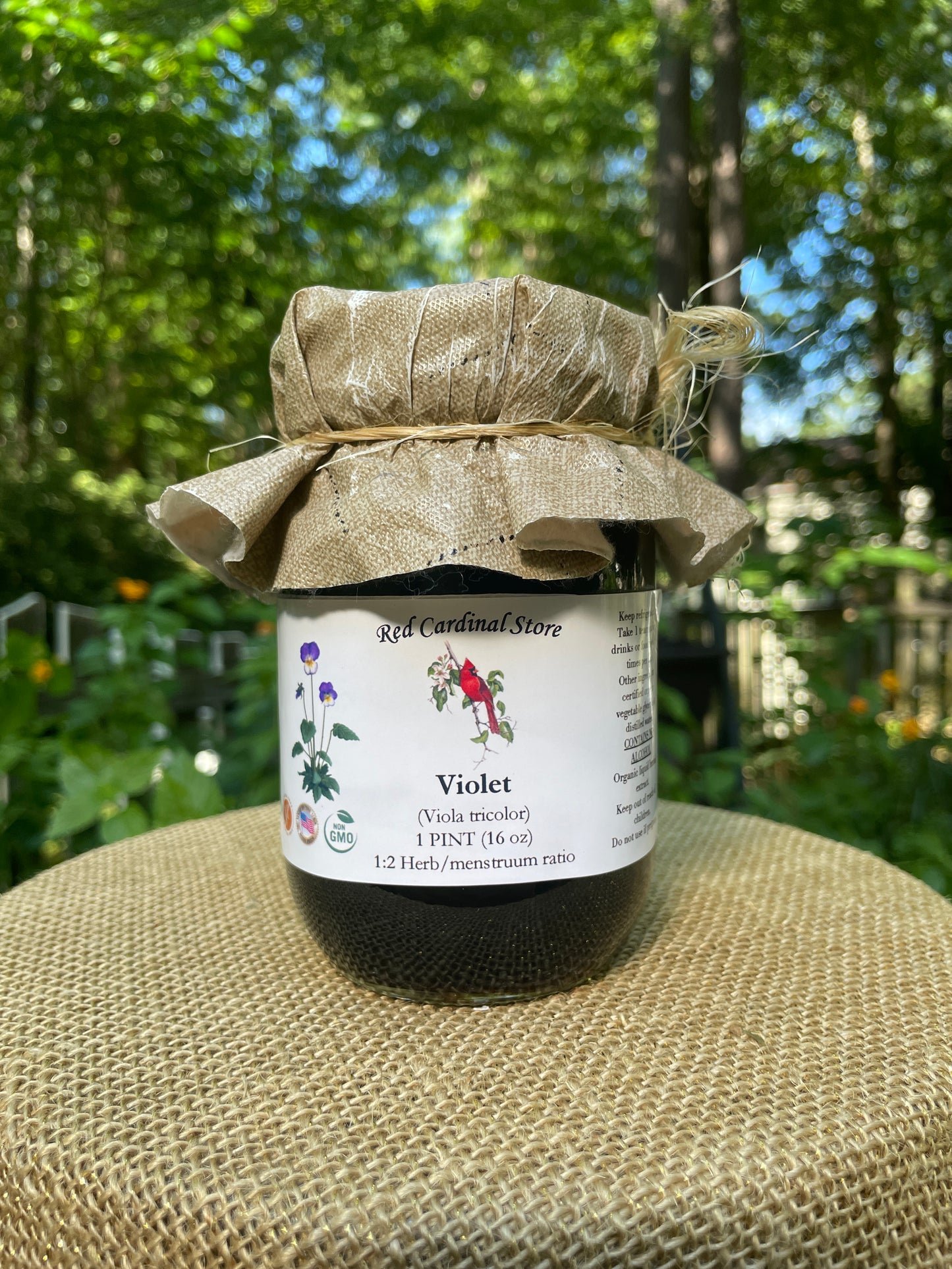 Violeta (Viola Tricolor, Pensamiento Silvestre) Tintura Extracto de Hierba Doble Extracción