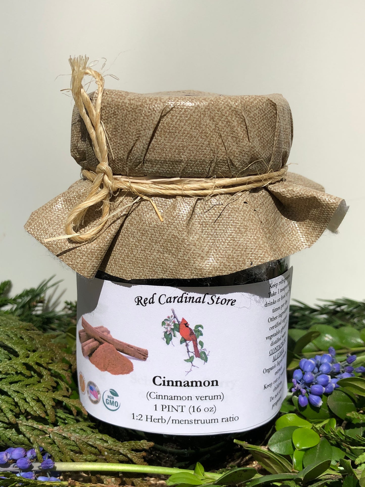 Cinnamon (Cinnamon Verum) Tincture Herb Extract Double Extraction