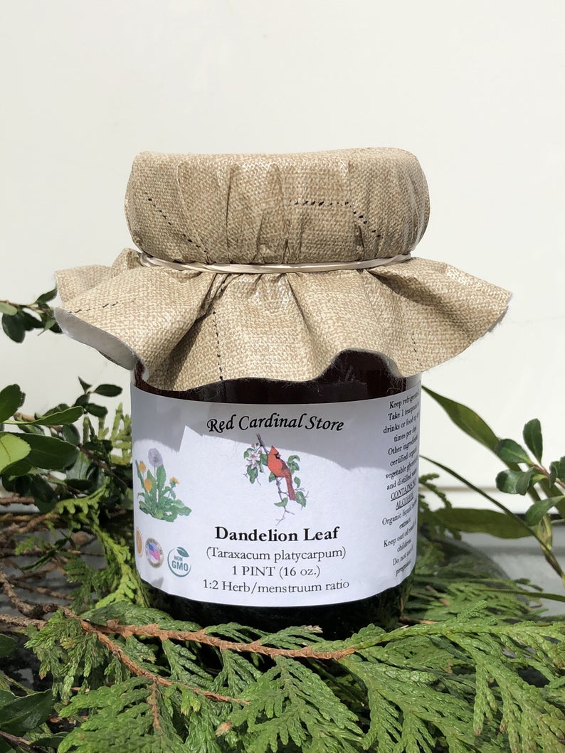 Dandelion Leaf Tincture Herb Extract Double Extraction