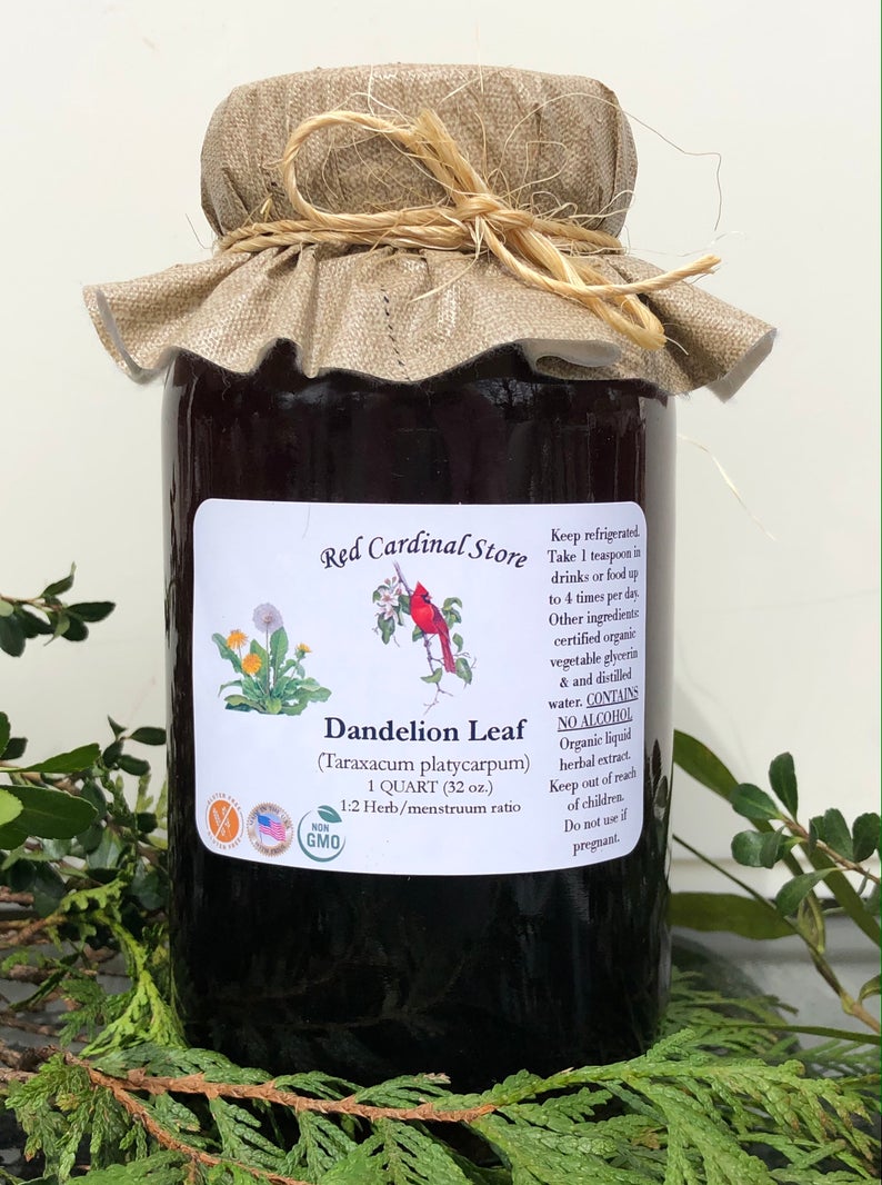 Dandelion Leaf Tincture Herb Extract Double Extraction