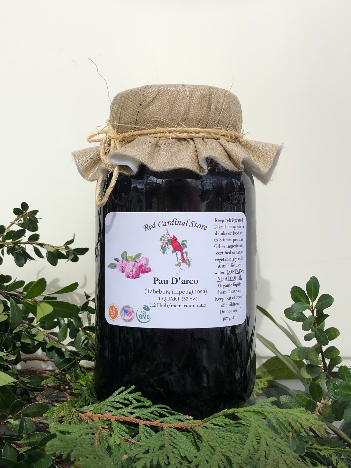 Pau D'arco Tincture Herb Extract Double Extraction